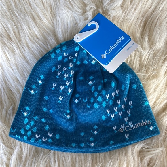 Columbia Blue Beanie Reversible Adults - Picture 1 of 8